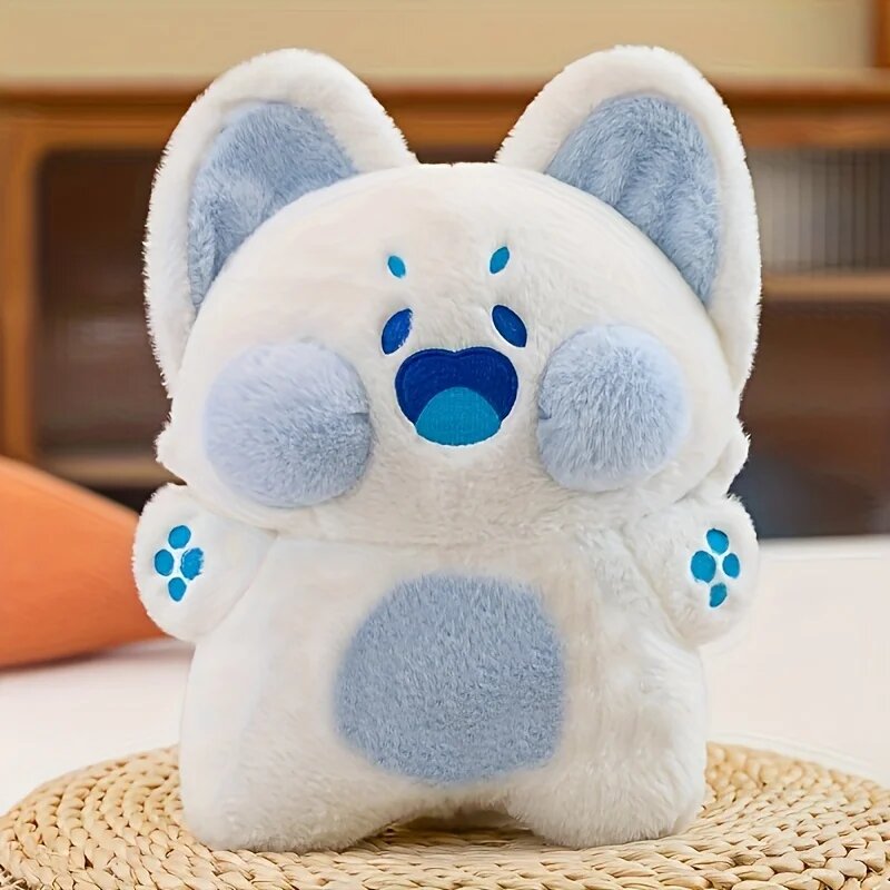 Плюшевая кошка Doodle Meow 30 см Голубой, Blue