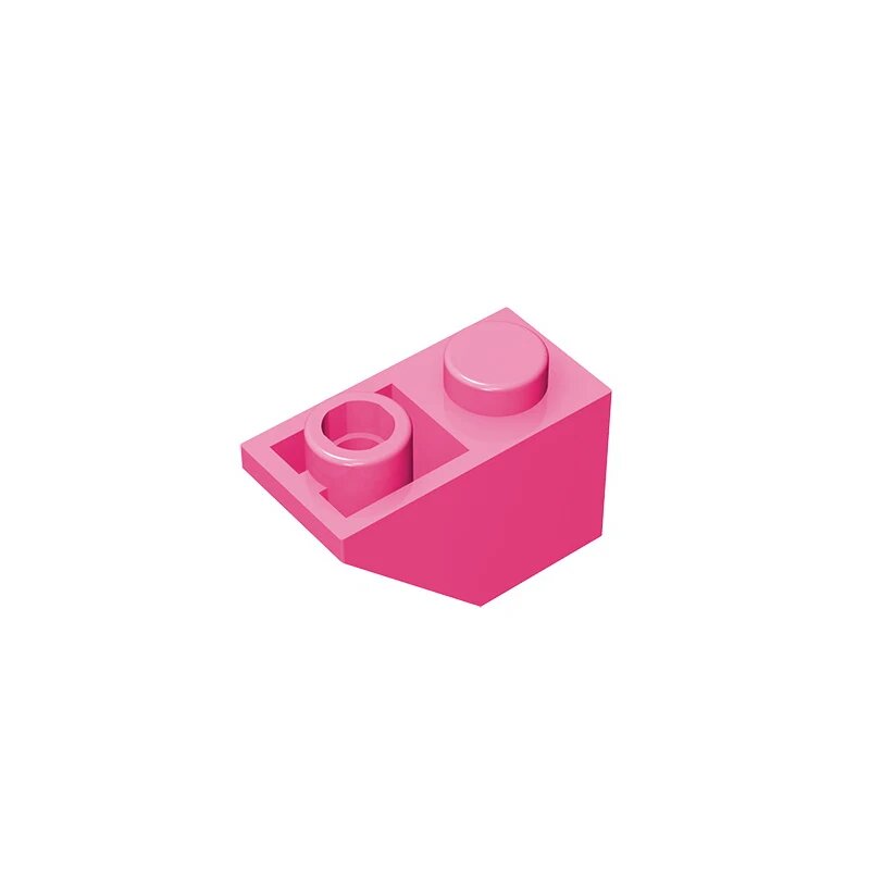Розовый LEGO Brick 1x2 - 012