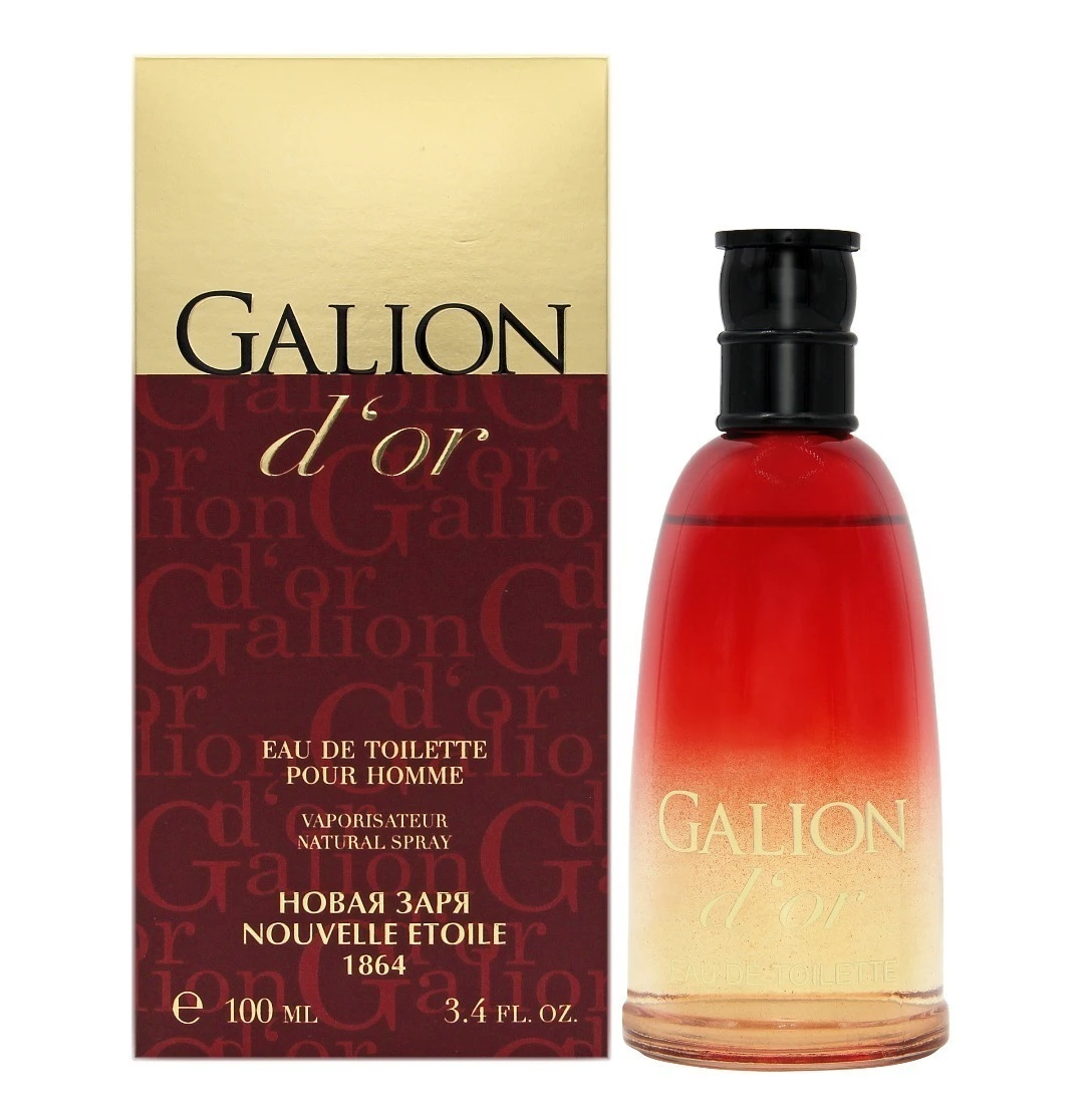 Туалетная вода Galion D Or мужская 50 мл - Новая Заря Золотой Галион