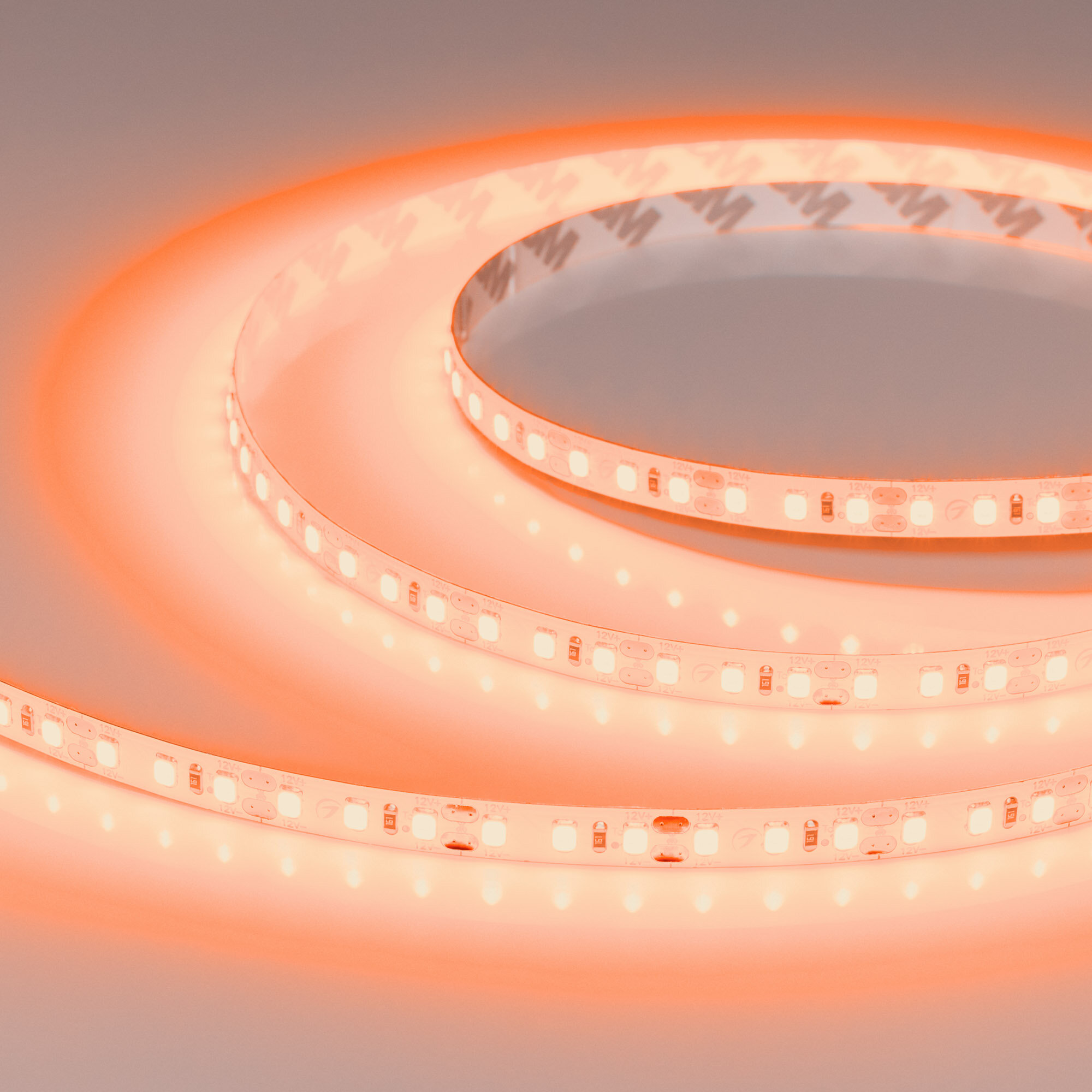 Светодиодная Лента RT-A120-8mm 12V Orange (9.6 W/m, IP20, 2835, 5m) (Arlight, -) 015902(2)