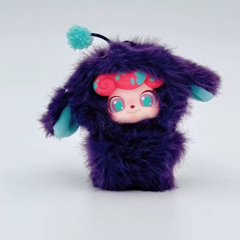 JOTOYS Q-Bao Wave Club Странная волна: мини-плюшевый брелок в слепой коробке (одна штука, случайный дизайн)