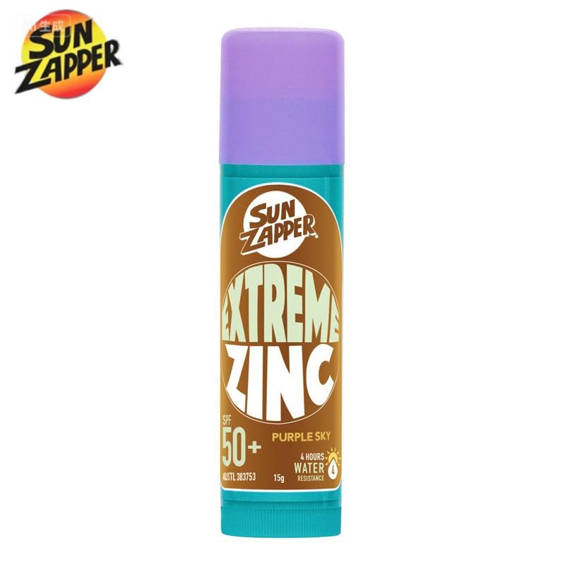 Sun Zapper-Фиолетовая солнцезащитная грязь, 15 г. Посвященный серфингу/дайвингу/военной подготовке/пляжным водным видам спорта