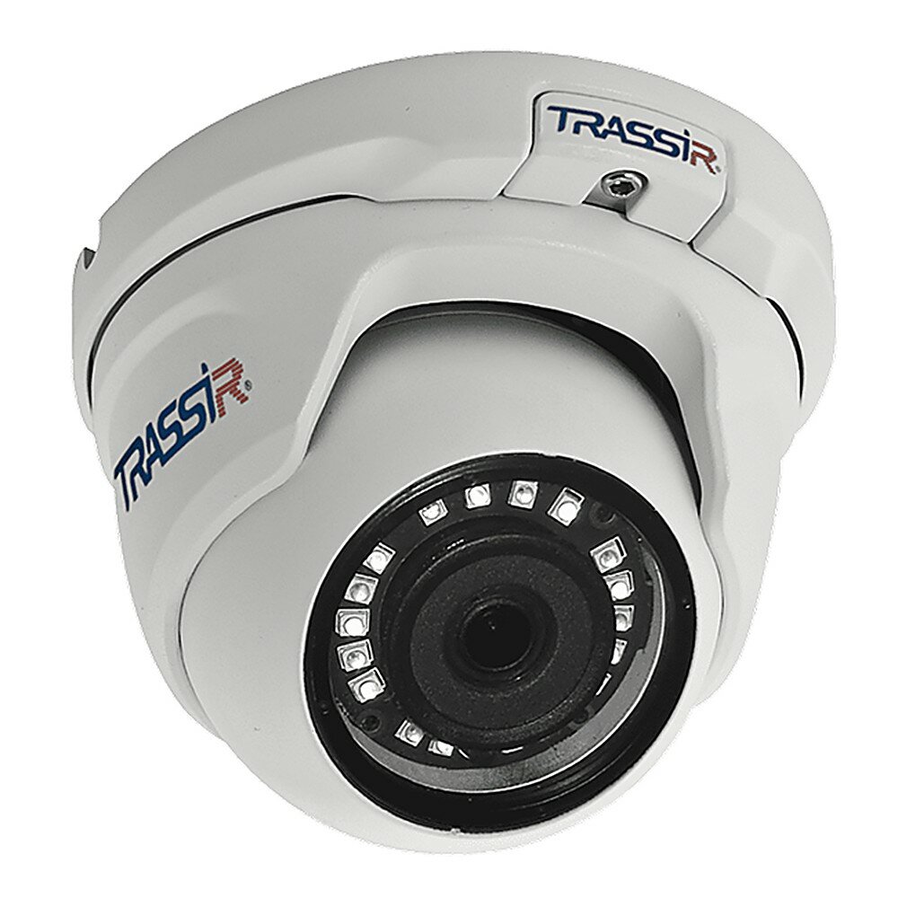 IP-камера TRASSIR TR-D2S5 v3 (D) 3.6 — уличная купольная, 2 Мп, ИК до 25 м, DWDR