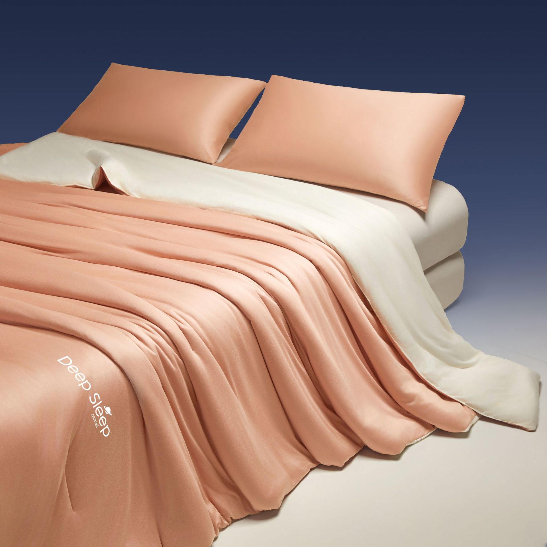 Летнее тонкое одеяло Deep Sleep Pro, 150x200 см, Персиковый, Хлопок, машинная стирка