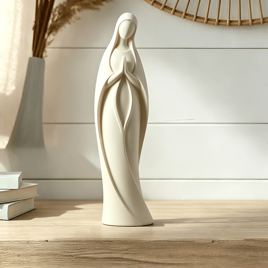 Новинка для трансграничной торговли: 3D-печатная статуэтка Девы Марии, настольная фигурка, креативное художественное изделие для дома.