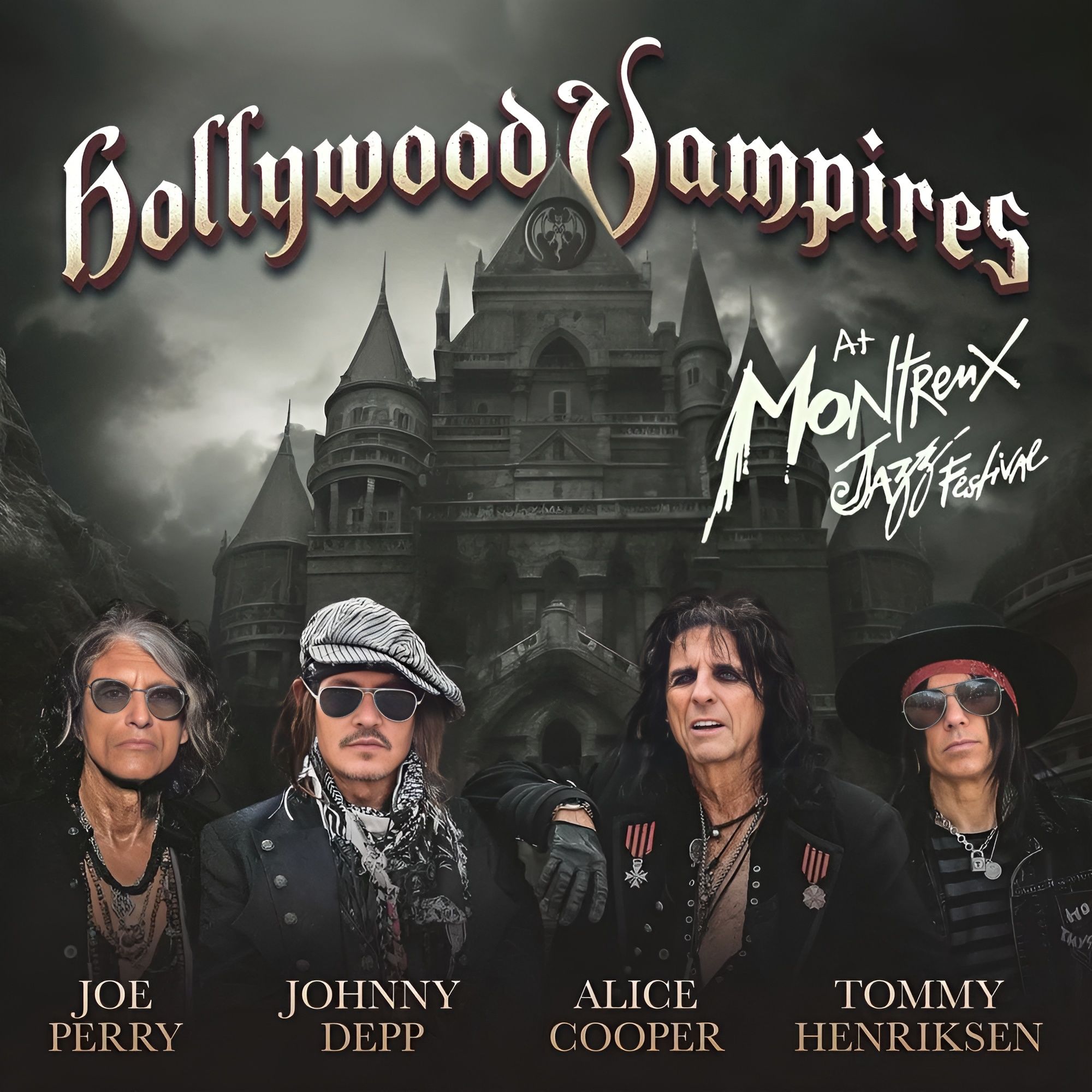 Hollywood Vampires: "Montreux Jazz Festival", концертный альбом, новинка 2026, рок (2 CD диска)