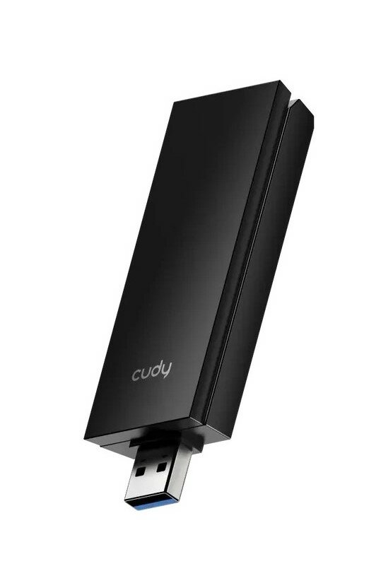 Сетевой адаптер Wi-Fi Cudy WU5400 AXE5400 USB 3.0 (ант. внеш. несъем.) 2ант.