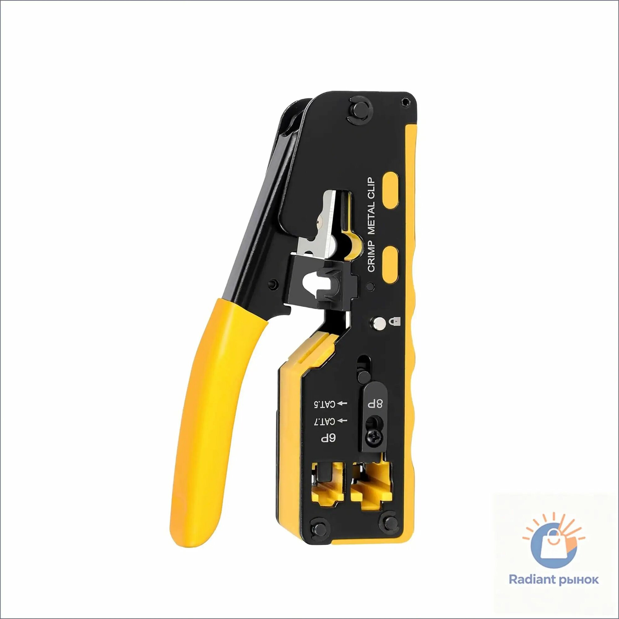 Инструмент для обжима RJ45, проходной обжим для разъемов RJ45 Cat5 5e 6 6a 7 Connector