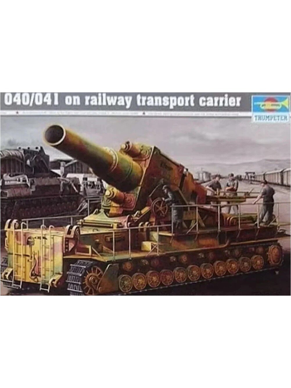 Trumpeter 00209 1/35 Morser Karl-Gerat 040/041 Железнодорожный самоходный миномет сборная модель