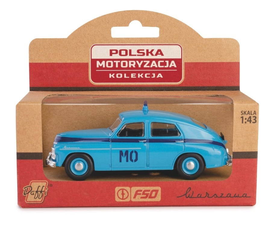 Игрушечная машинка Daffi Warszawa M-20 MO, синий