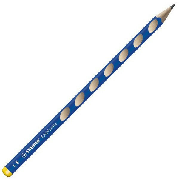 Карандаш чернографитный STABILO EASYwrite HB для левшей, корпус синий (STABILO 323/06-HB)