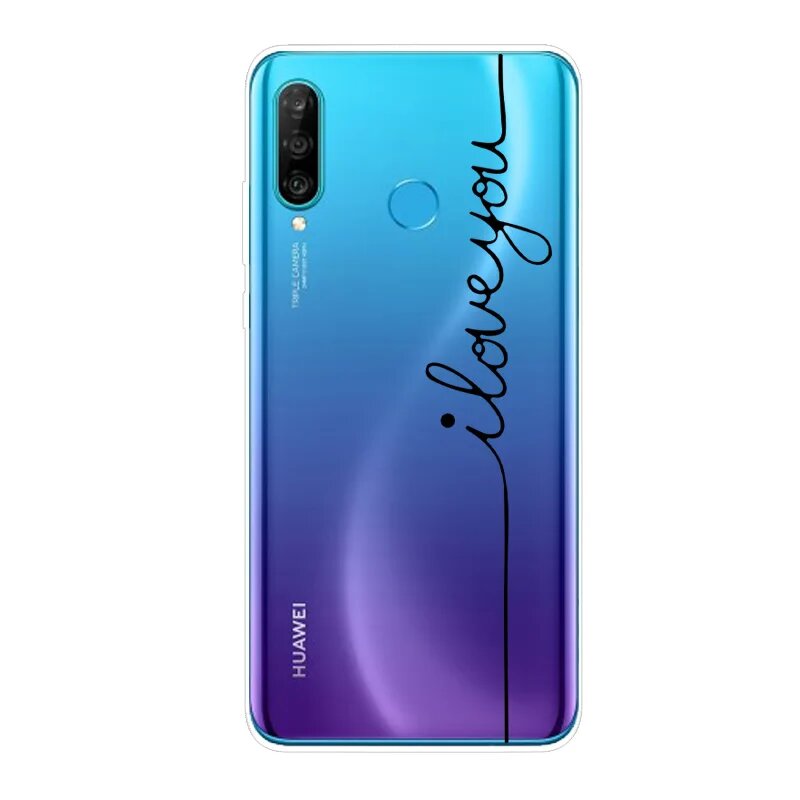 Чехол для Huawei Honor 20 Lite 6,15 дюйма, силиконовый мягкий Синий, 4, P30 lite New Edition