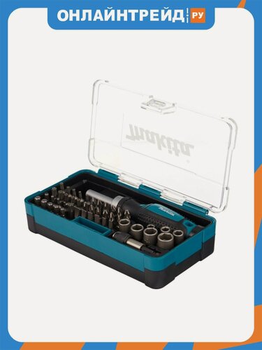 Изображение товара Набор принадлежностей Makita B-36170 47 предметов (жесткий кейс)