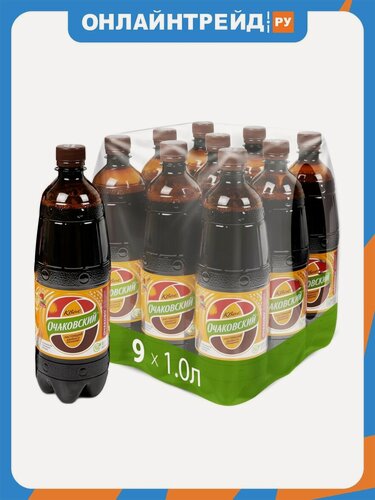 Изображение товара Квас Очаковский 1 л ПЭТ (9 штук в упаковке)