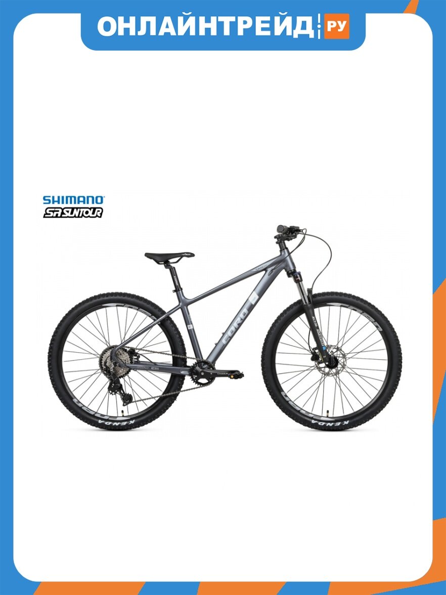 Cord Горный велосипед 5BIKE 27,5' M500 черный матовый, рама 21 (2025)