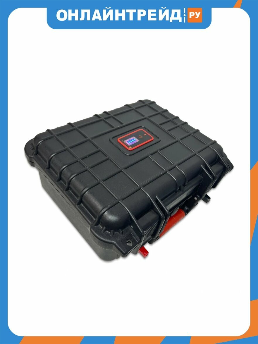 Тяговый аккумулятор Volat LiFePO4 USB+прикуриватель в кейсе, 345x295x155, 105 Ач