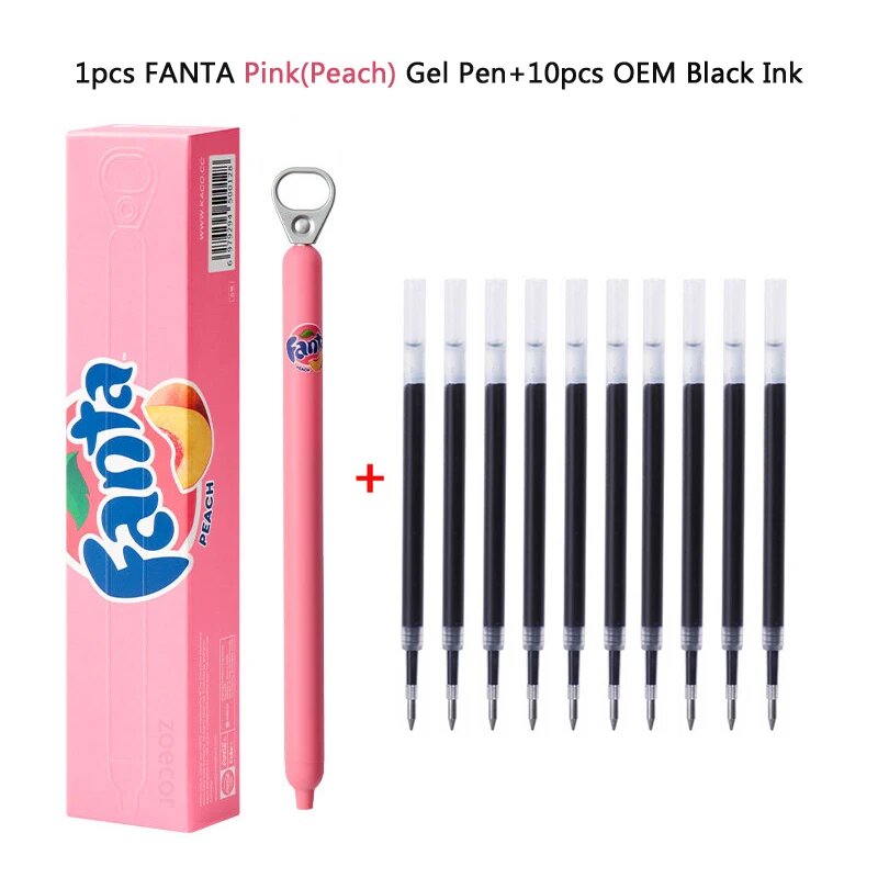 Гелевая ручка KACO FANTA Pop-up 0,5 мм Розовый, 1Pink 10 OEM BK Core