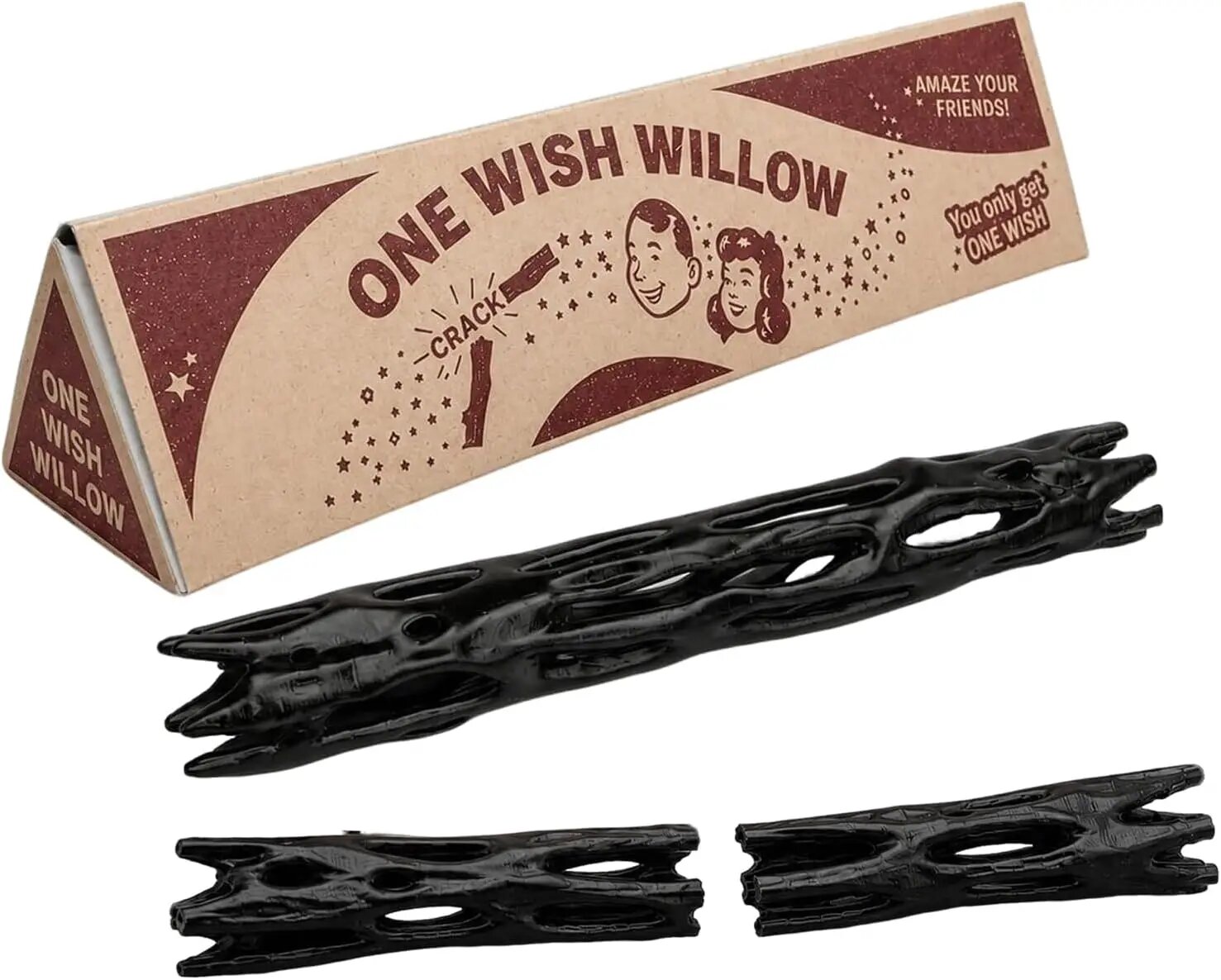Черная 3D-печатная палочка для желаний One Wish Willow