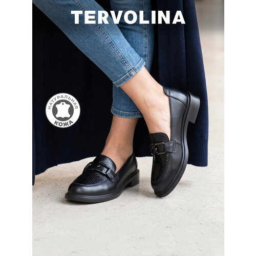 фото Туфли tervolina, размер 41, черный