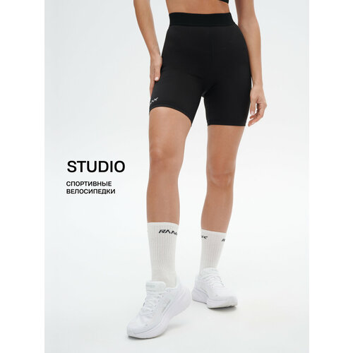 фото Велосипедки rank studio bike shorts, размер m, черный