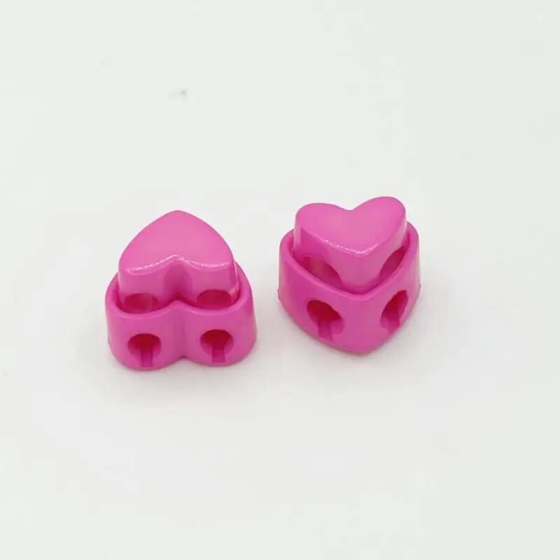 Стопоры для вязальных спиц в форме сердца, Rose red, 5 шт.
