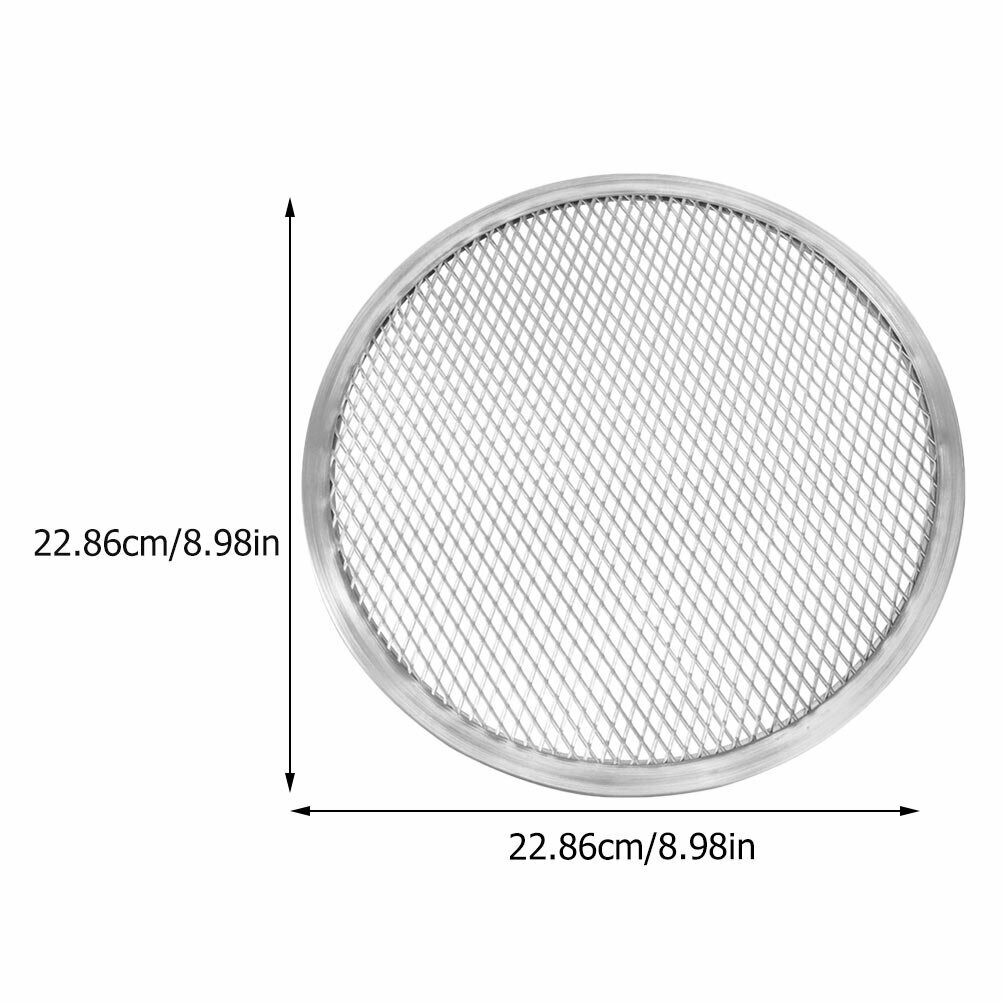 Aluminum Alloy Пицца Скрин Бaking Пан с Дырками 1 шт Толстое Антивандальное Покрытие 22 86X22 86X0 40CM
