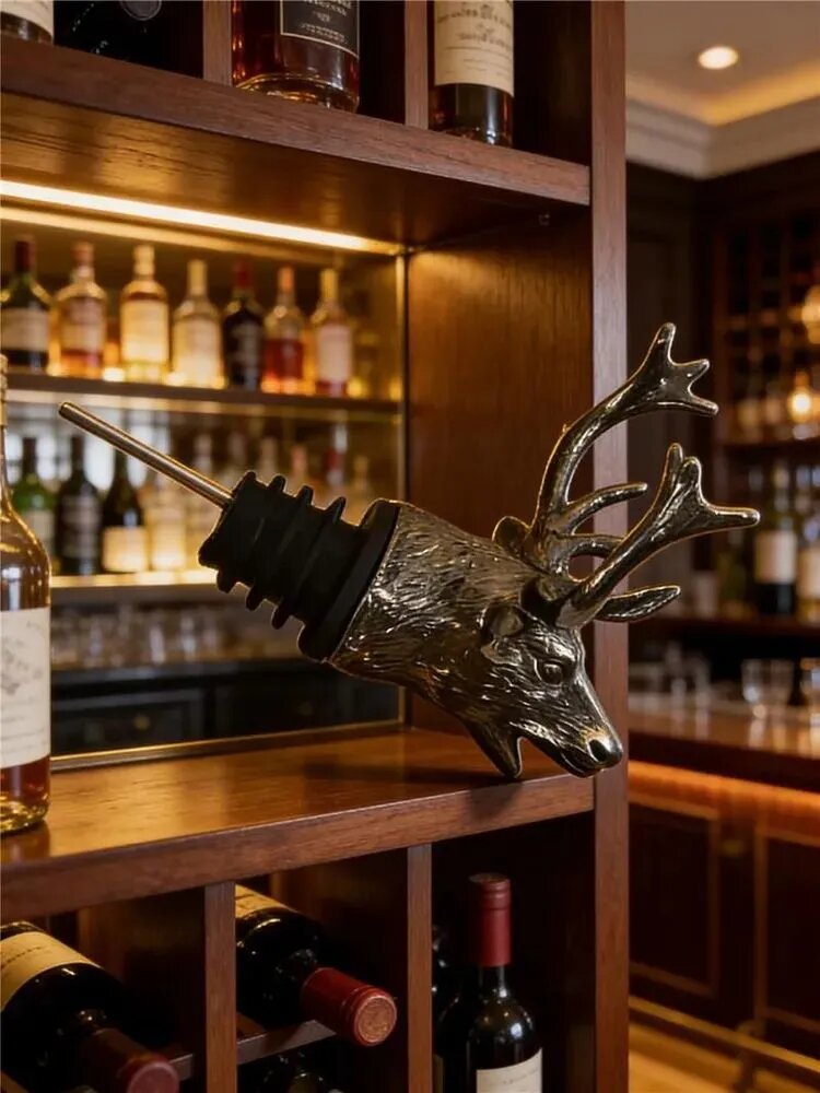 Инструмент Для Розлива Вина В Форме Головы Оленя Jagermeister Инструмент Для Домашнего Бара