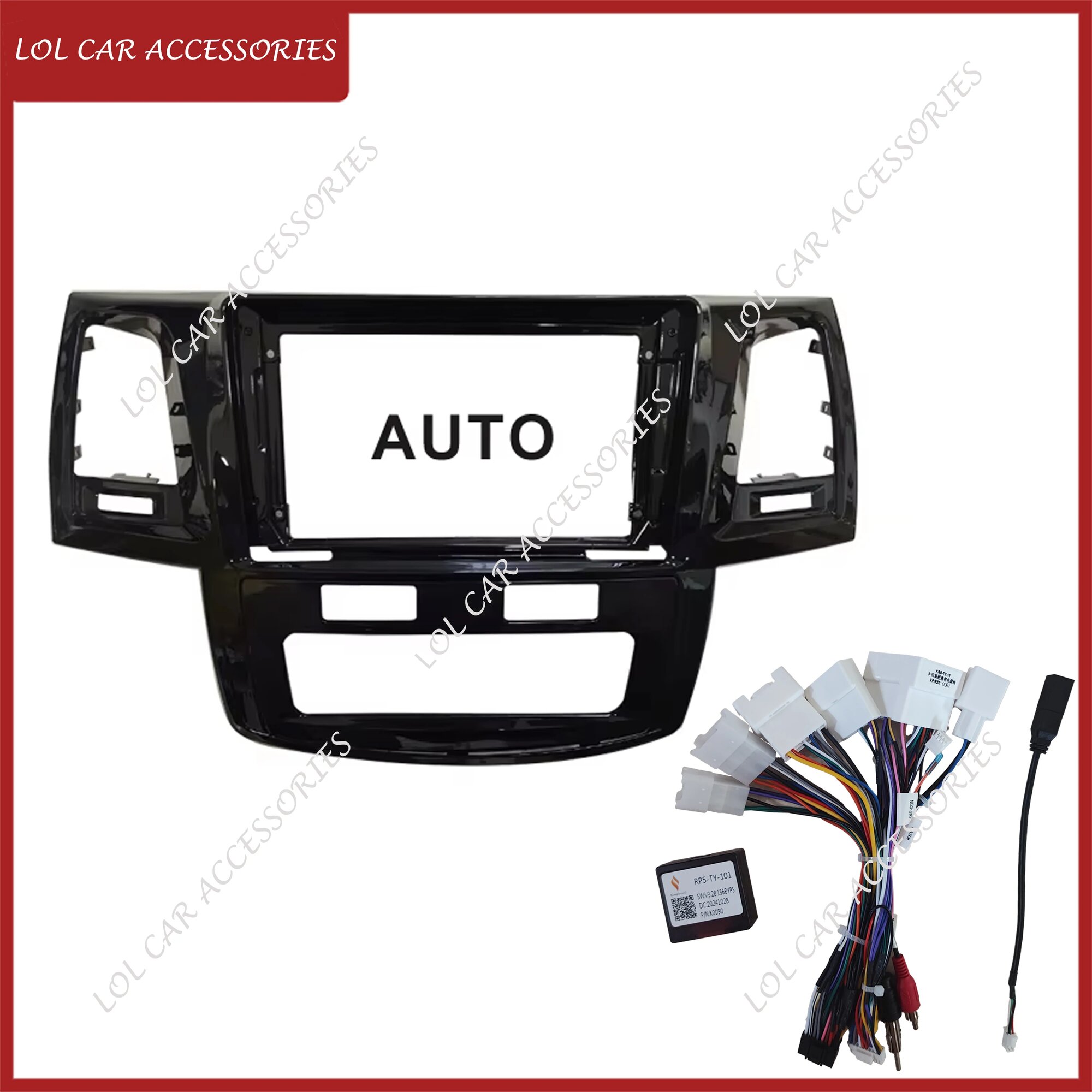Рамка для Toyota Hilux Vigo 2009-2015, 9" Auto