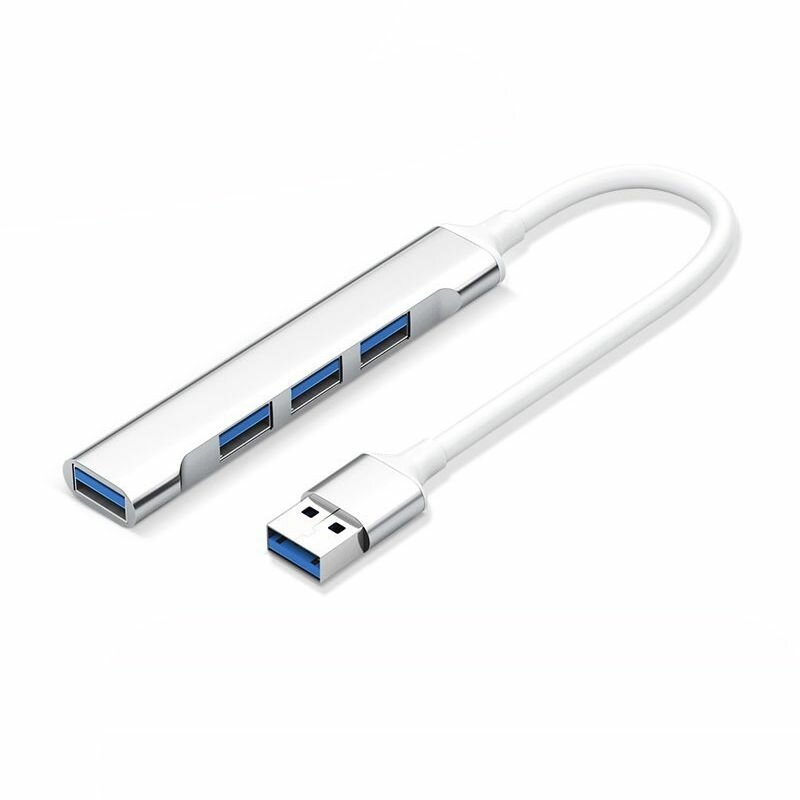 USBдокстанция USBконвертерудлинитель интерфейса TypeC 30 4в1 для компьютера USBхаб