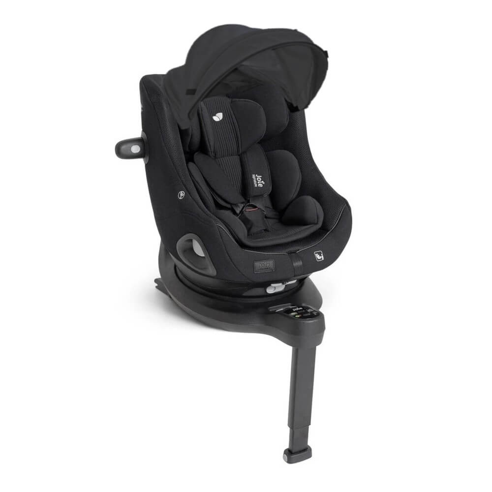 Joie i-Harbour™ (база изофикс в комплекте), автокресло с рождения до 3-4 лет гр.0-1 (0-18 кг), цвет Eclipse Mesh with CP (с козырьком)
