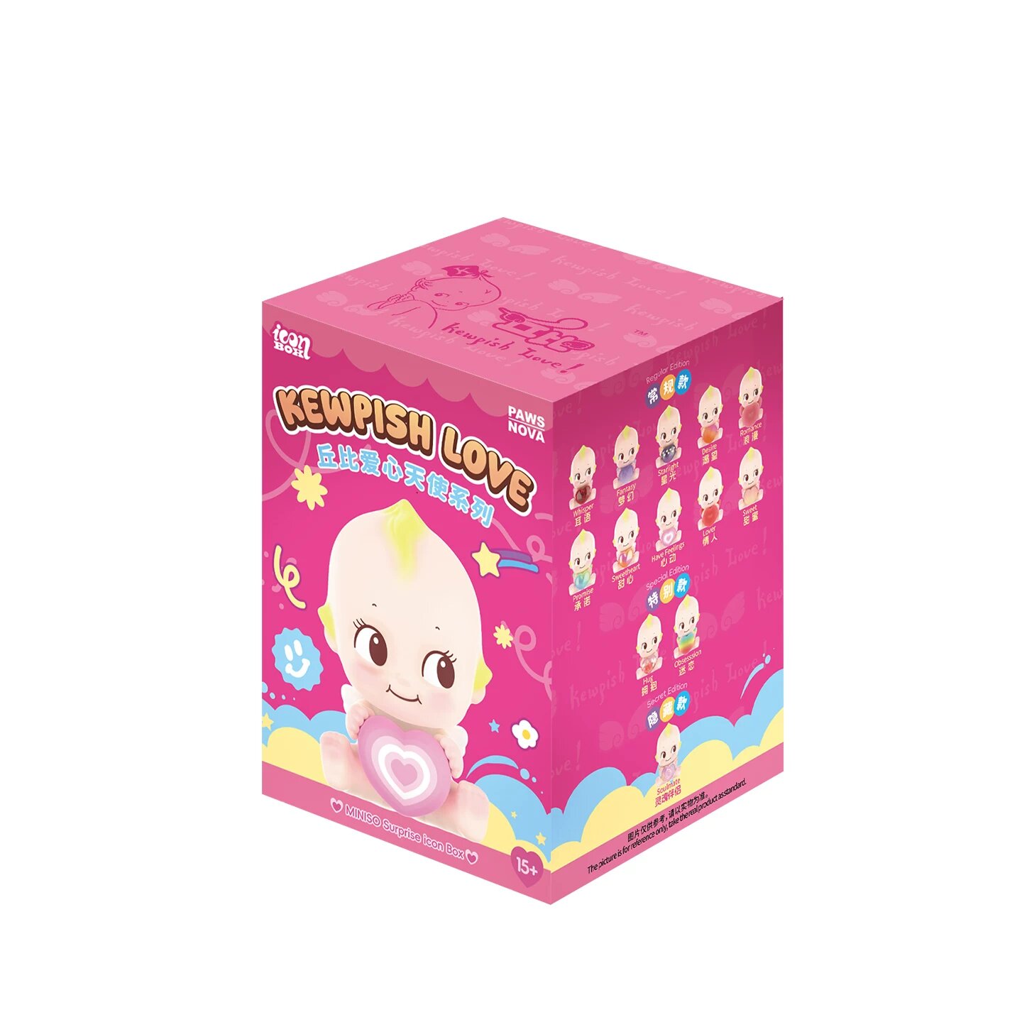 Минисо серия Cupid Angel Icon Box Блайнд Бокс Фигурка Коллекционная Игрушка Одиночная Случайная Коробка Подарок