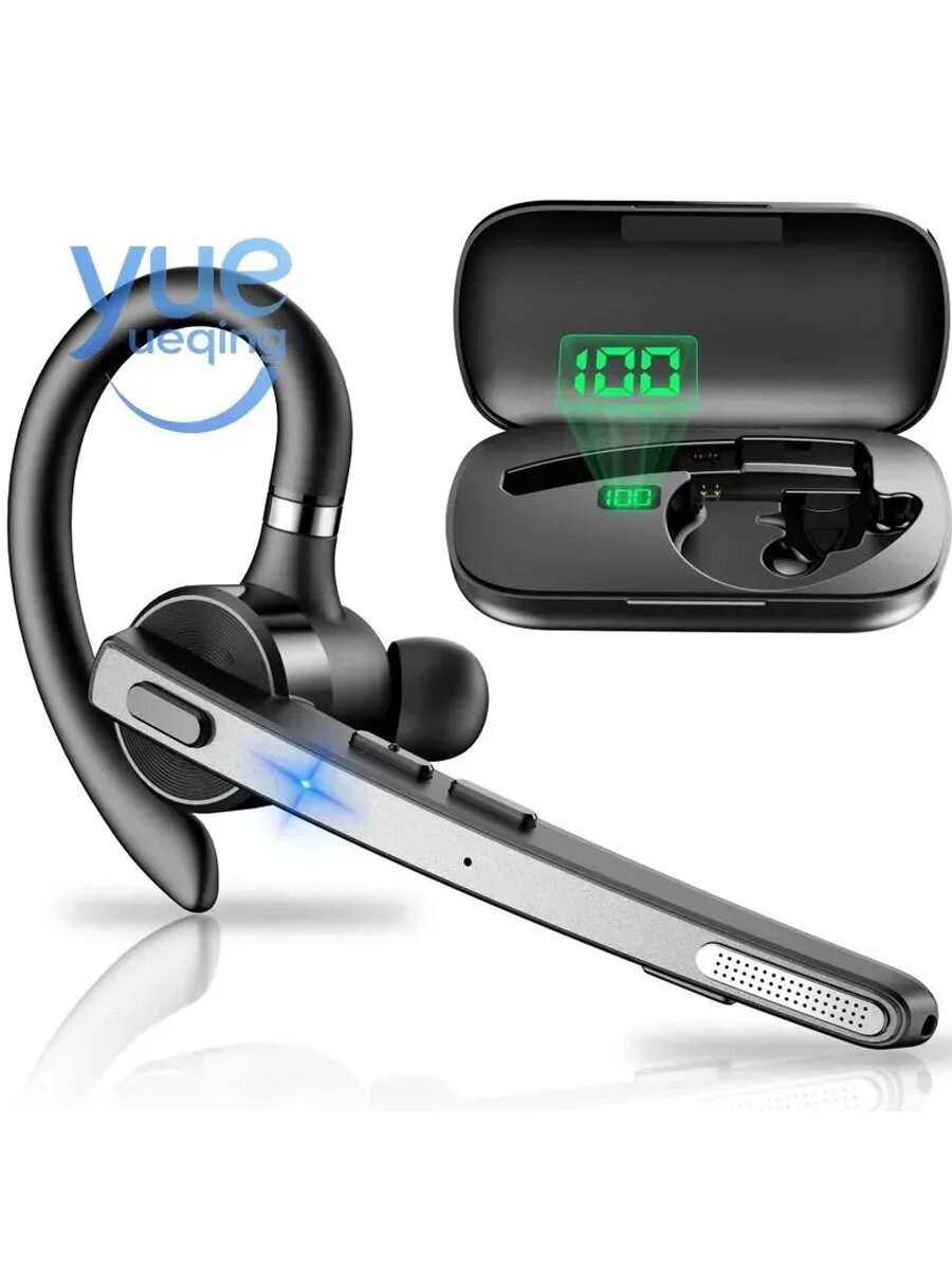 Беспроводные наушники с микрофоном Bluetooth USB Type-C темно-серые