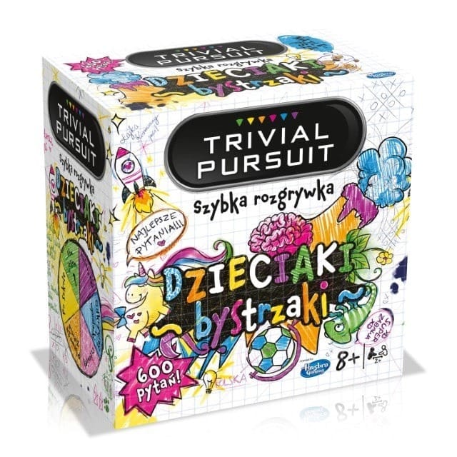 Настольная игра Trivial Pursuit Dzieciaki Bystrzaki, разноцветный