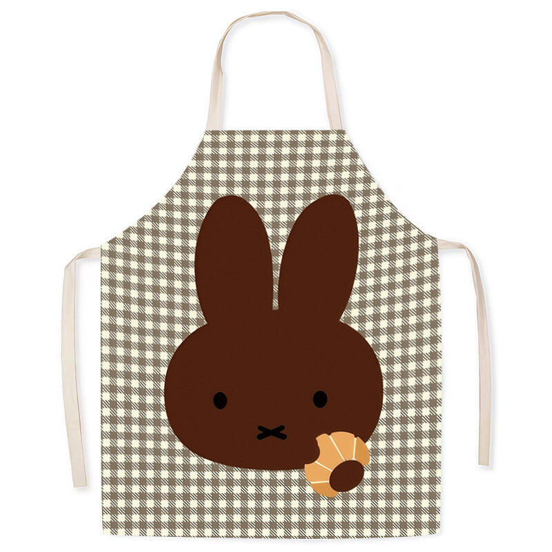 Взрослый водонепроницаемый фартук Miffy для кухни и выпечки защитная одежда 65x75см