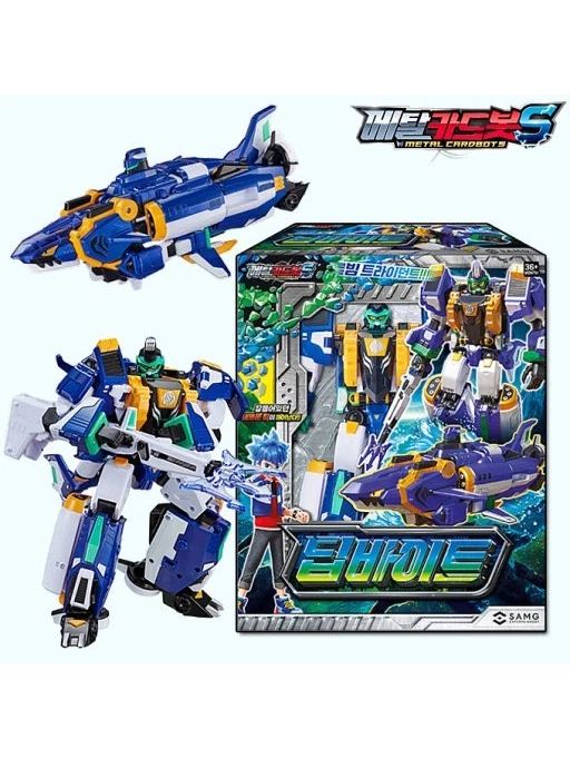 Metal Cardbot S Deep Bite Shark Submarine Transformer Robot Toy 2025 Official фигурка героя