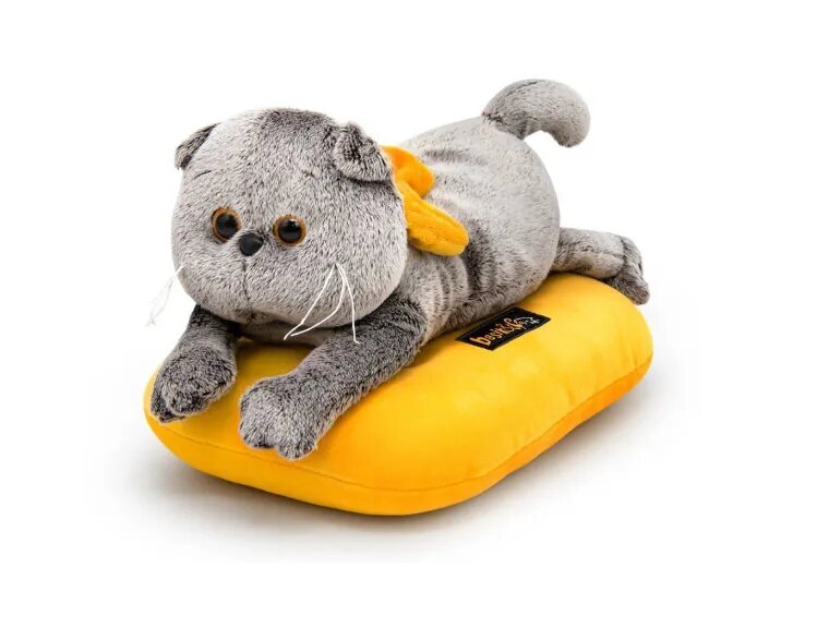 Кот Басик на подушке (лежачий) Kl19-001
