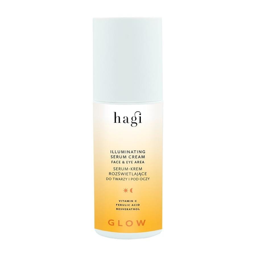 Крем для ухода за кожей Hagi Glow, осветляющая сыворотка-крем для лица и под глаза, 30 мл