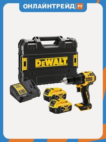 Изображение товара Дрель-шуруповерт аккумуляторная Dewalt DCD709P2T
