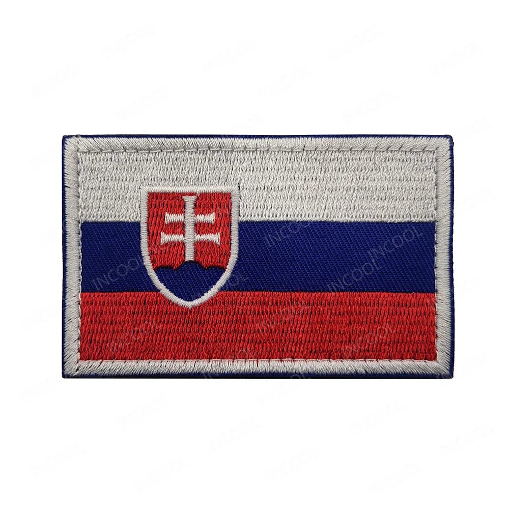 Вышитые нашивки флагов Европы Slovakia