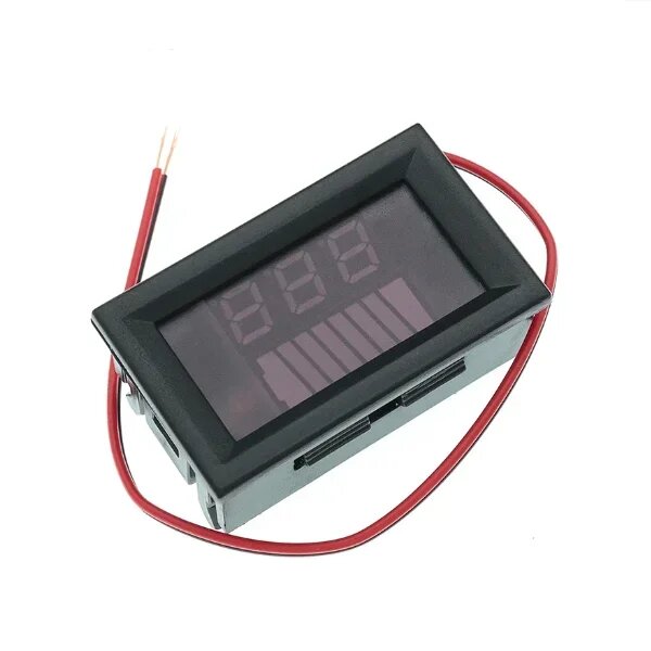 Вольтметр для электромобилей 12-84В non-waterproof red