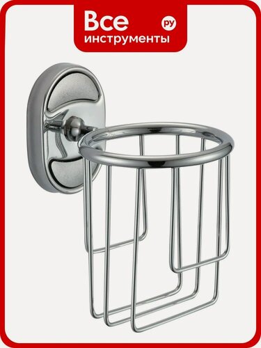 Изображение товара Держатель для освежителя воздуха Savol хром S-007033-1 из нержавеющей стали с глянцевым покрытием крепление шурупами