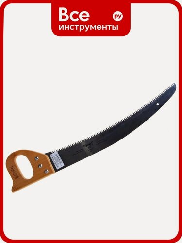 Изображение товара Пила с изогнутом полотном, деревянной ручкой SAMURAI D-540-LH, 6 мм, надежный
