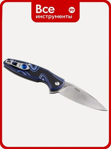 Изображение товара Нож Ruike Fang P105-Q, складной, нержавеющая сталь, черно-синий