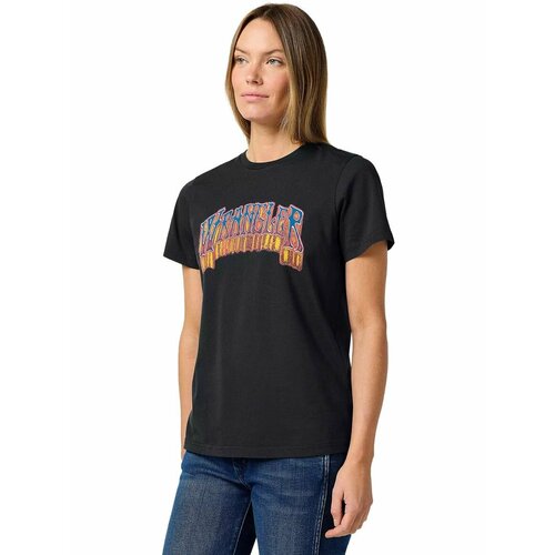 фото Футболка wrangler men graphic tee, размер m, черный