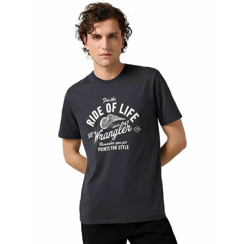 фото Футболка wrangler men americana tee, размер 3xl, черный