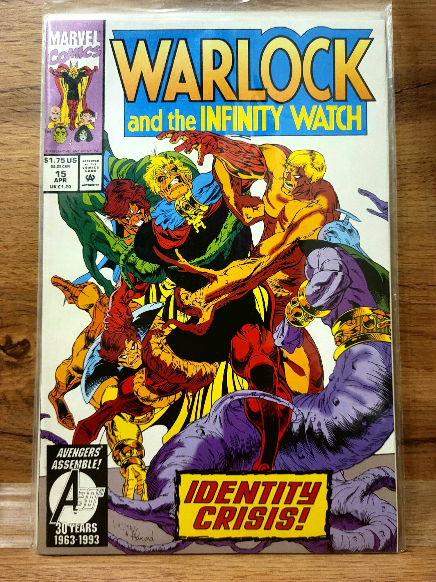 Ретро Комикс Warlock #15. 1993 Год. Оригинал!
