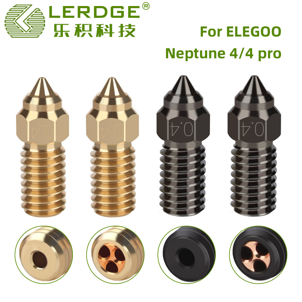 Сопло для 3D принтера Elegoo Neptune 4 Pro латунь CHT тройное 0.4мм 1.75мм хотэнд замена