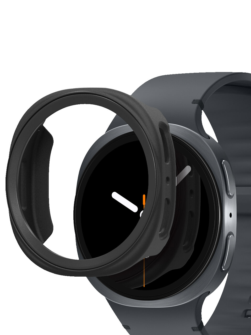 Чехол защитный Araree Amy для Samsung Galaxy Watch 8/9, 40 мм, TPU+PC, черный