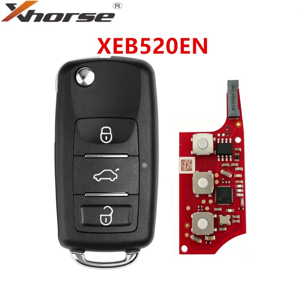 1/3/5 шт. Xhorse XEB510EN/XEB520EN с чипом XT27B Super Chip для супер-ключа дистанционного управления Volkswagen B5 Type