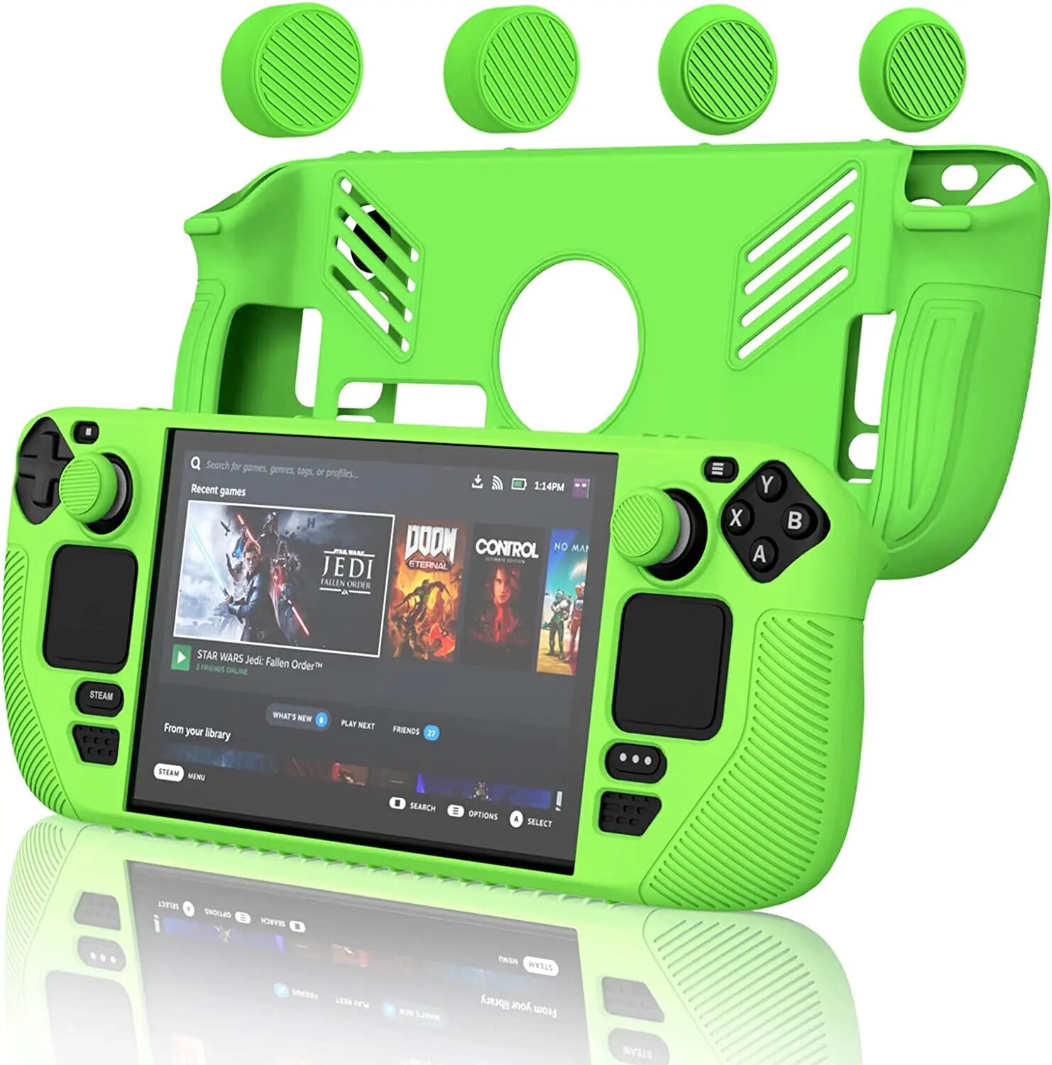 8Bitdo чехол для Steam Deck, S3 Green